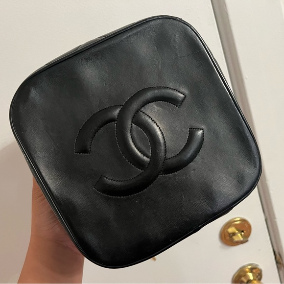 Chanel Top handle vintage vanity 24K GHW - Picture 5 of 15